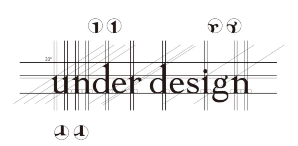 UnderDesingのロゴの設計